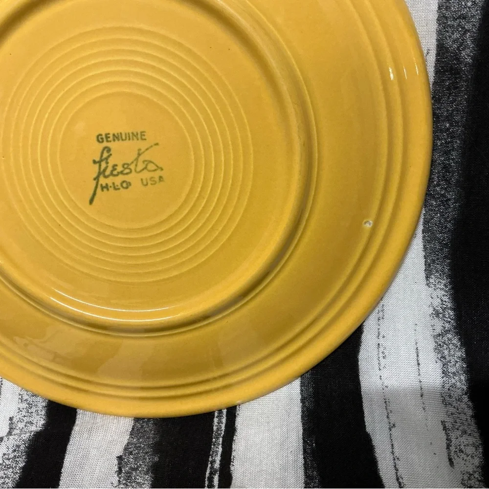 Vintage fiesta Salad Plate Yellow